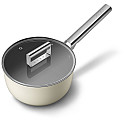 Smeg - Keramisk Kastrull 20 cm Non-Stick, Creme