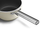 Smeg - Keramisk Kastrull 20 cm Non-Stick, Creme