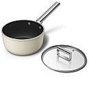 Smeg - Keramisk Kastrull 20 cm Non-Stick, Creme
