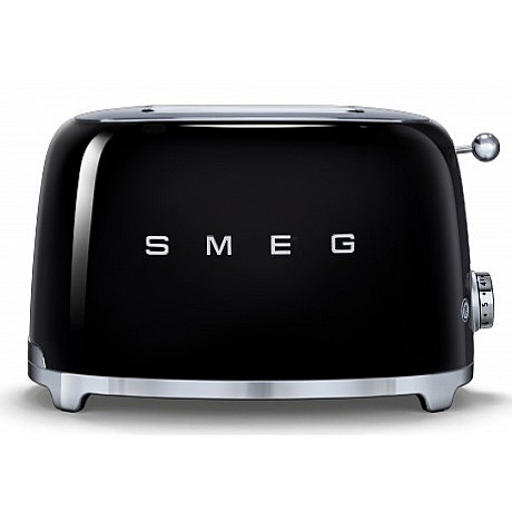 Smeg - Frukostset - Svart med 50's Style