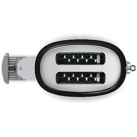 Smeg - Frukostset - Svart med 50's Style