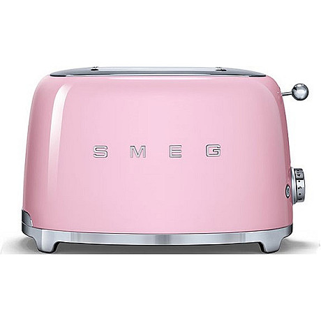 Smeg - Frukostpaket 3 delar - Rosa med 50's Style