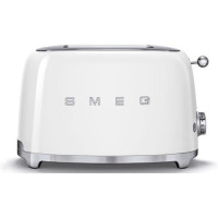 SMEG - TSF01WHEU Retro Brödrost Extra Breda Fack SMEG - TSF01WHEU Retro Brödrost Extra Breda Fack