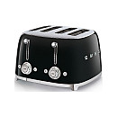 Smeg - Frukostduon - Svart med 50's Style