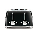 Smeg - Frukostduon - Svart med 50's Style