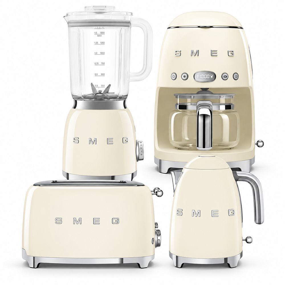 Smeg - Morgonmixen -Creme med 50's Style