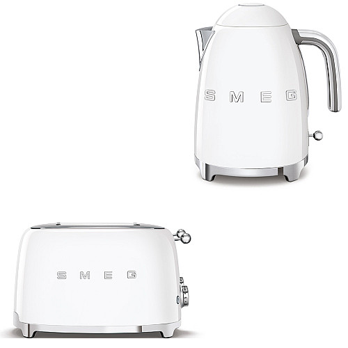 Smeg paket frukostduon - vit med 50's style