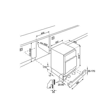 Smeg - U8F082DE1 - Statisk kylning & Mekanisk temperaturkontroll
