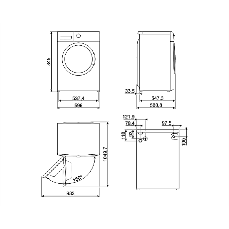 Smeg - WNP96SLAAIN1-DNP09SEBIN