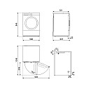 Smeg - WNP96SLAAIN1-DNP82SEIN - Tvätt med Autodose & Tork-Värmepumpsteknik