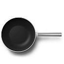Smeg - Keramisk Wokpanna 30 cm Non-Stick, Svart