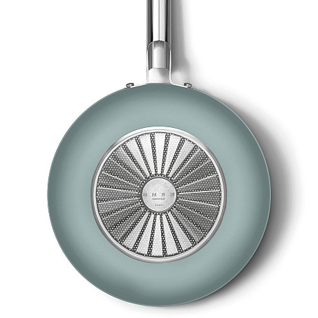 Smeg - Keramisk Wokpanna 30 cm Non-Stick, Emerald Green