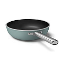 Smeg - Keramisk Wokpanna 30 cm Non-Stick, Emerald Green