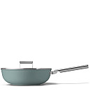 Smeg - Keramisk Wokpanna 30 cm Non-Stick, Emerald Green