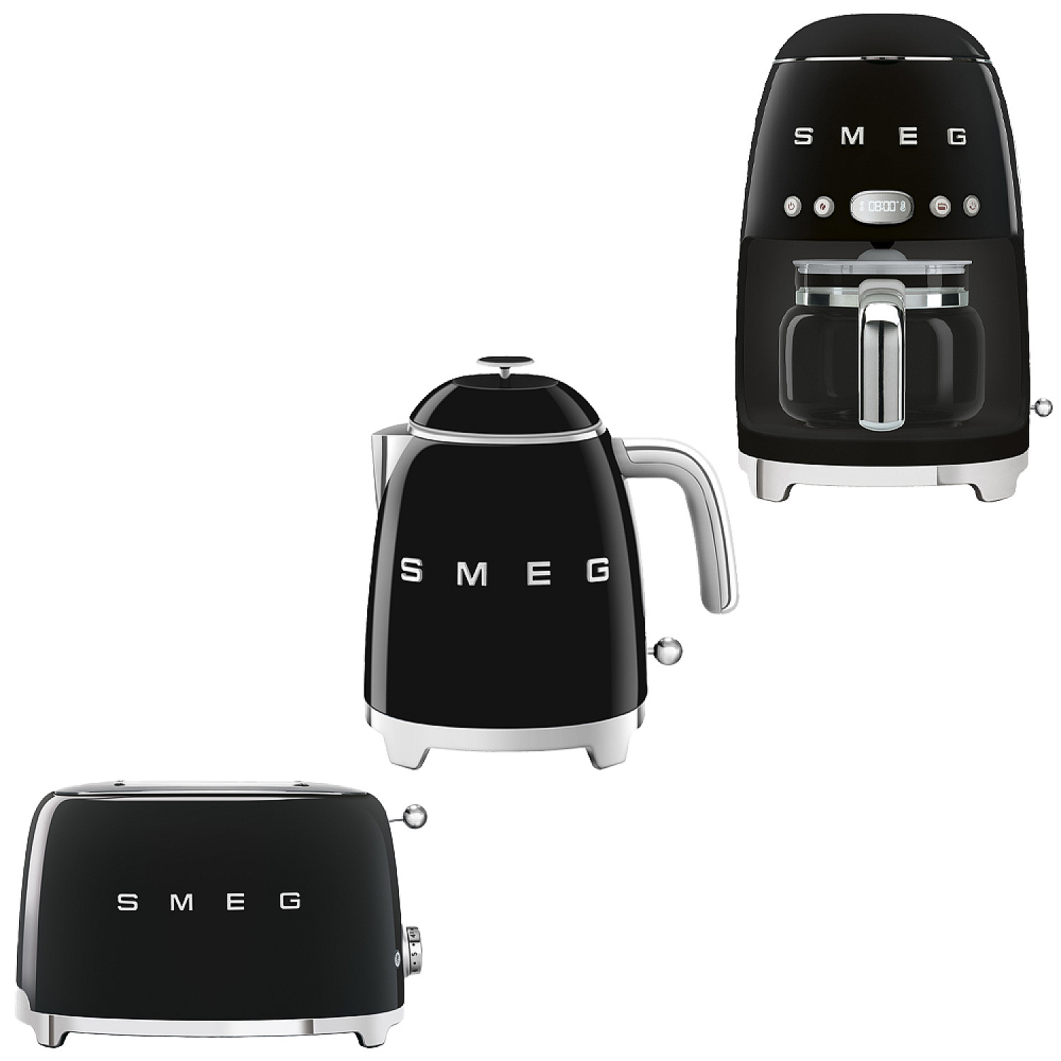 Smeg paket lilla frukostpaketet - svart