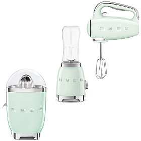 Smeg - Vispa & Mixa - Pastellgrön med 50's Style