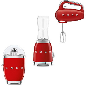 Smeg - Vispa & Mixa - Röd med 50's Style
