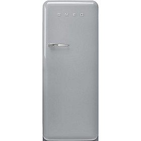 Kylskåp med frysfack Smeg - FAB28RSV6 - Silver, 50's Style