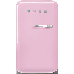 Kylskåp Smeg - FAB5LPK6 - Rosa, 50's Style, Automatisk avfrostning