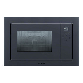 Inbyggnadsmikrovågsugn Smeg - FMI120G - Neptune grey