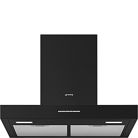 Vägghängd fläkt Smeg - KBT600MB - Mattsvart, Bredd 60 cm