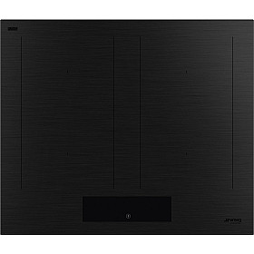 Smeg - SIM3644MB, stilren häll i mattsvart, 60 cm