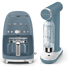 SMEG - Kaffebryggare och kolsyremaskin, Storm Blue