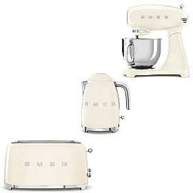 Paket Smeg - SMF05CREU-KLF03CREU-TSF02CREU - Creme