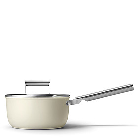 Kokkärl Smeg - Keramisk Kastrull 20 cm Non-Stick, Creme Kokkärl Smeg - Keramisk Kastrull 20 cm Non-Stick, Creme