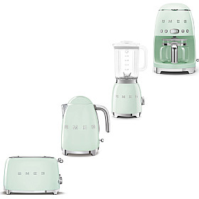  Smeg - Morgonmixen -Pastellgrön med 50's Style