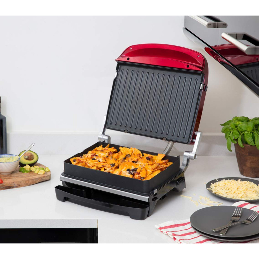 Bordsgrill Foreman Evolve Precision Grill Red Köp på Hemmy.se