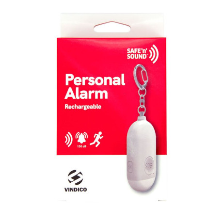 Safe n Sound - Personal Alarm vit Safe n Sound - Personal Alarm vit