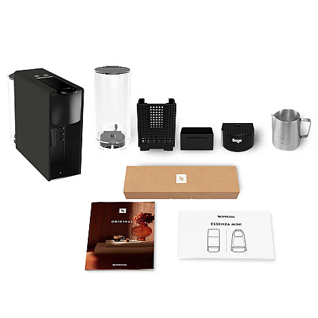Sage - Nespresso Essenza Mini kapselmaskin, Svart