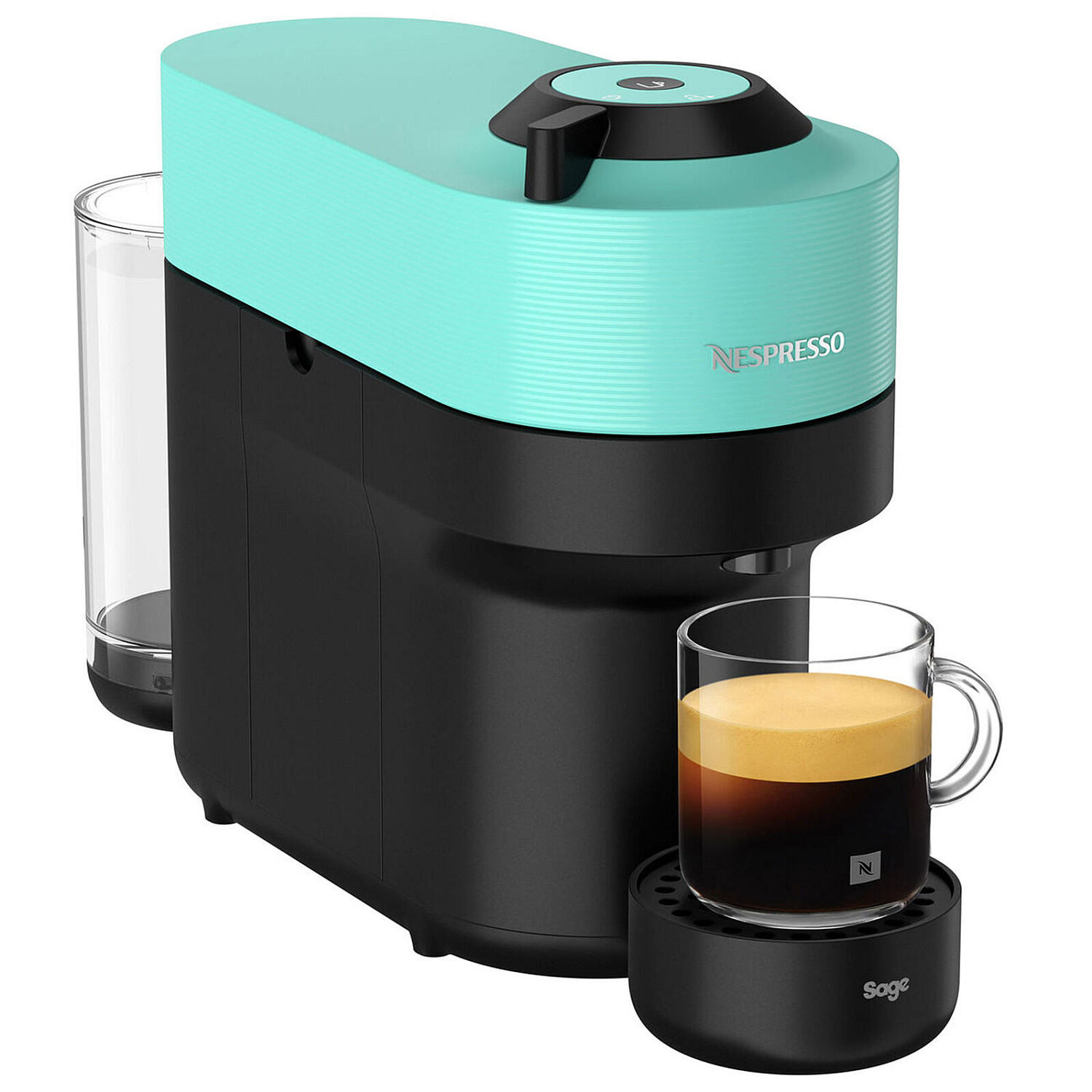 Sage kapselmaskin nespresso vertuo pop kapselmaskin, mint