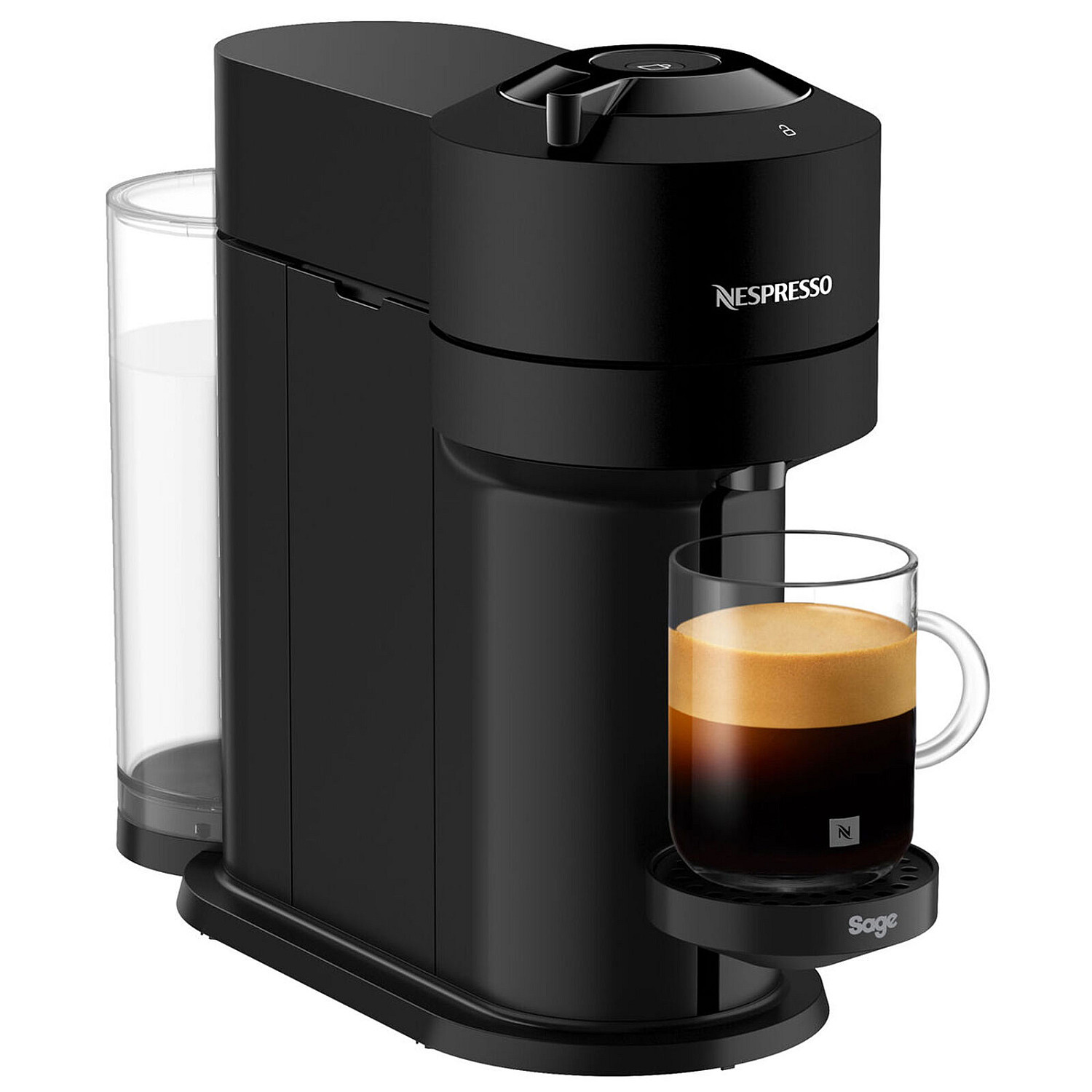 Sage kapselmaskin nespresso vertuo next kapselmaskin, matt svart