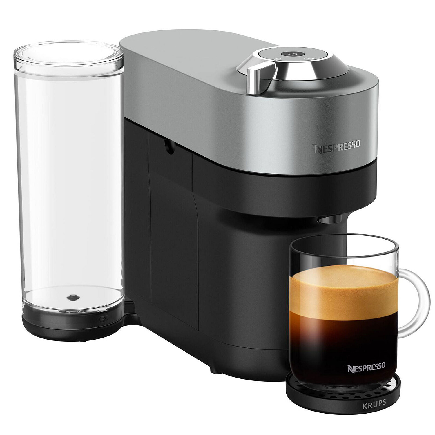 Sage kapselmaskin nespresso vertuo pop plus deluxe kapselmaskin, titan