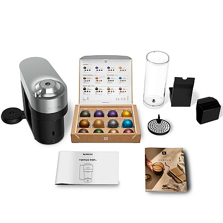 Sage - Nespresso Vertuo Pop Plus Deluxe från Kapselmaskin, Titan