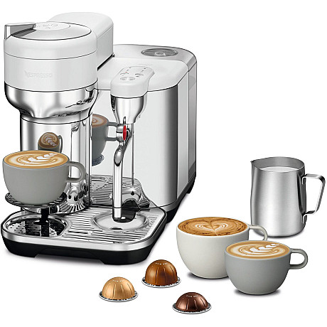 Sage - Nespresso Vertuo från Kapselmaskin, Sea Salt Vit