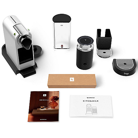 Sage - Nespresso Citiz & Milk av Kapselmaskin, Silver