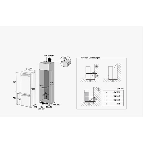 Samsung - BRB70F26DES0EF - Passar IKEA Metod