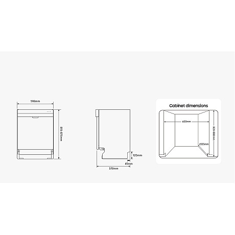 Samsung - DW70H73YCURU1, Silver