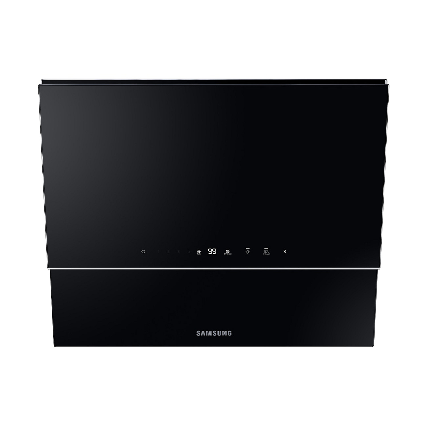 Samsung vägghängd fläkt nk24c9804wb, svart, led-belysning, tvättbart filter, bluetooth