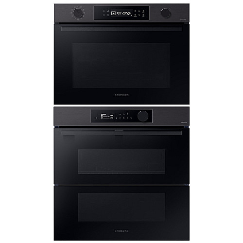 Samsung paket ugn och mikro nv7b57508ab-nq5b4553fbbu1 - svart, wi-fi-ansluten