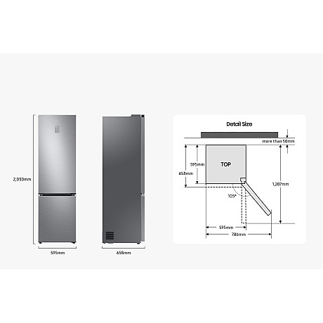 Samsung - RB34C605CWW/EF - Series 6 med AI Energy Mode Samsung - RB34C605CWW/EF - Series 6 med AI Energy Mode