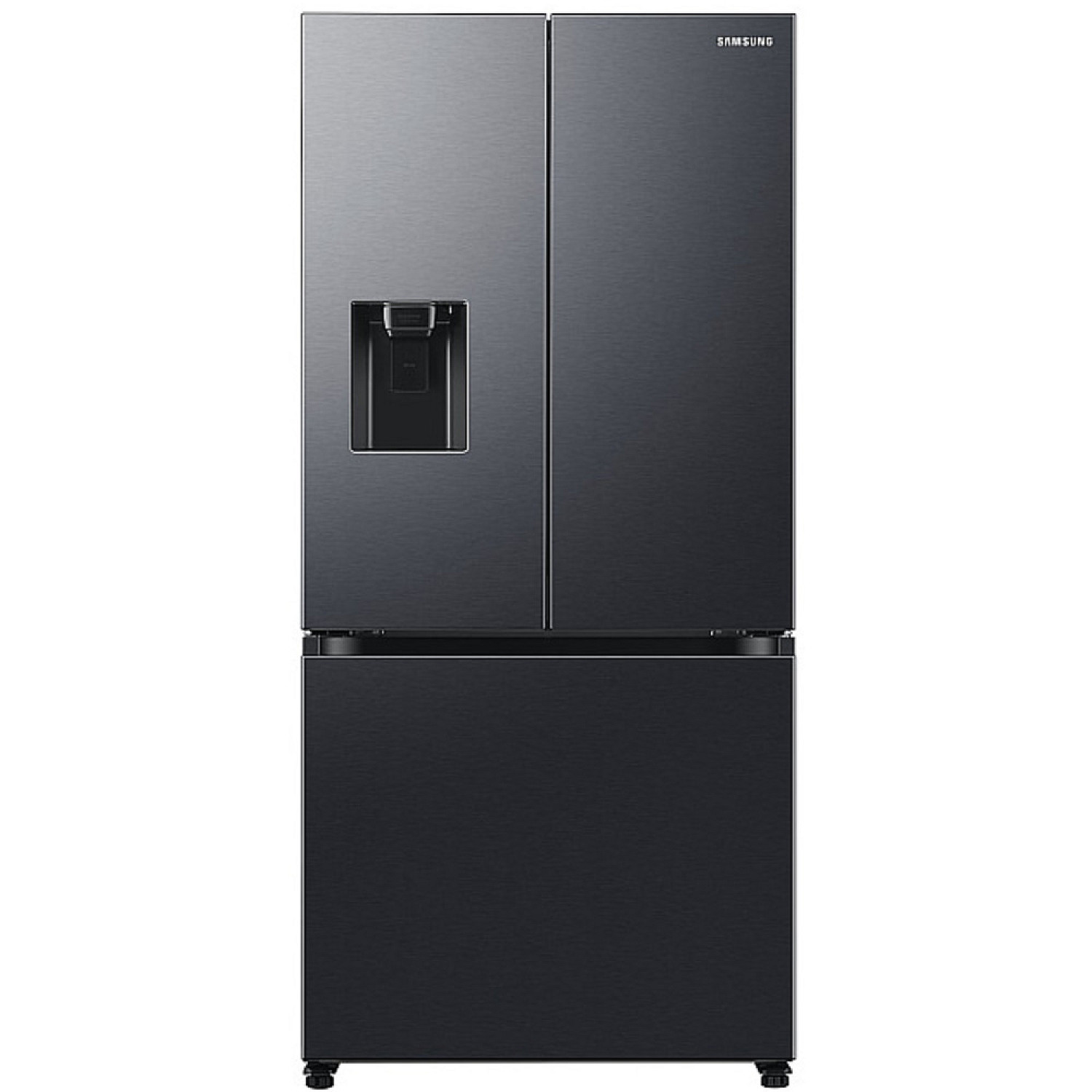 Samsung RF50C530EB1, Fristående, Amerikansk dörr, Antracit, Röra, Insida, R600A