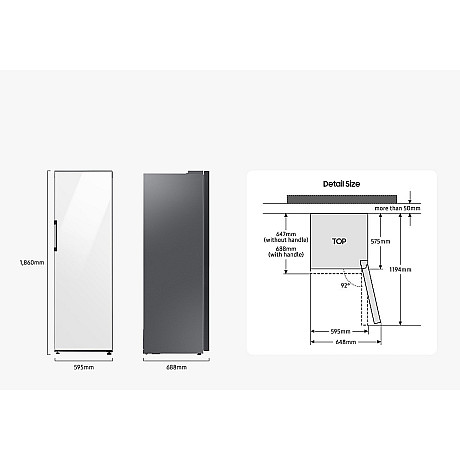 Samsung - RR39C76C322EF-RZ32B76C622EF - NoFrost teknik Samsung - RR39C76C322EF-RZ32B76C622EF - NoFrost teknik