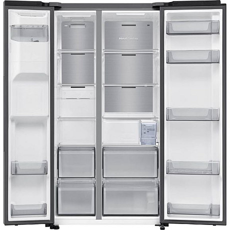 Samsung - RS70F65KETEF Series 70 Bespoke Side by side, Silver