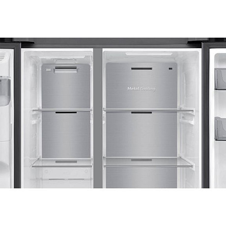 Samsung - RS70F65KETEF Series 70 Bespoke Side by side, Silver