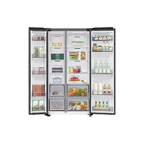 Samsung - RS70F65QETEF Side by side, Silver