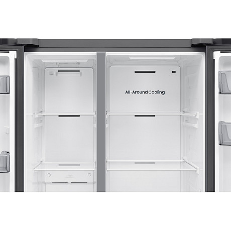 Samsung - RS70F65QETEF Side by side, Silver